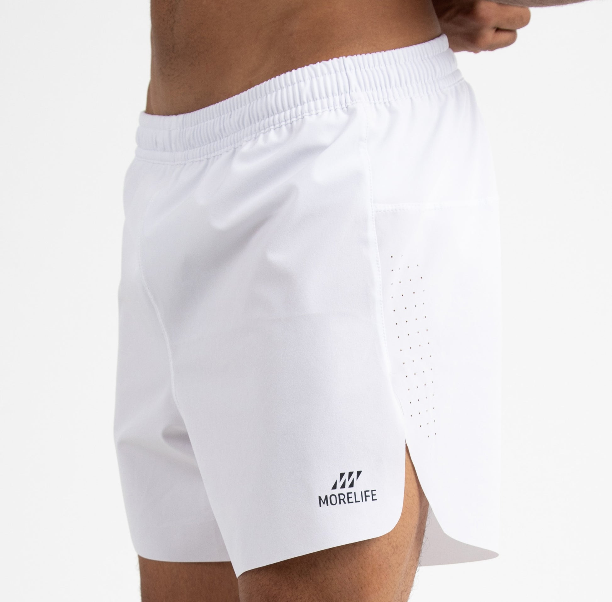 Pantaloneta 5" Semilarga Blanca
