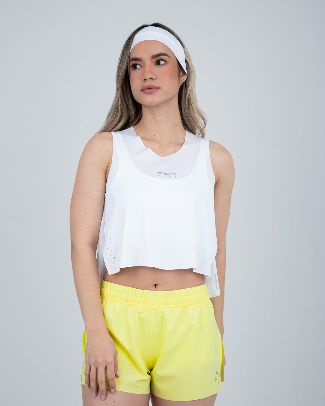 Flowline White Tank Top
