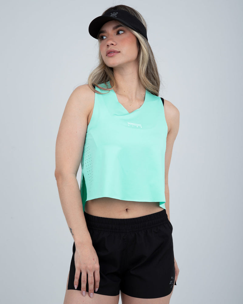 Flowline Green Tank Top