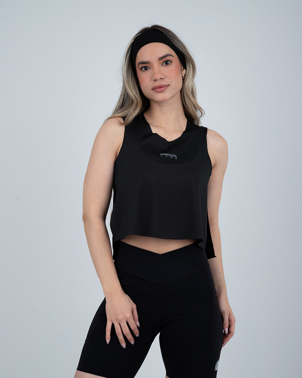 Camiseta MS Flowline Negra