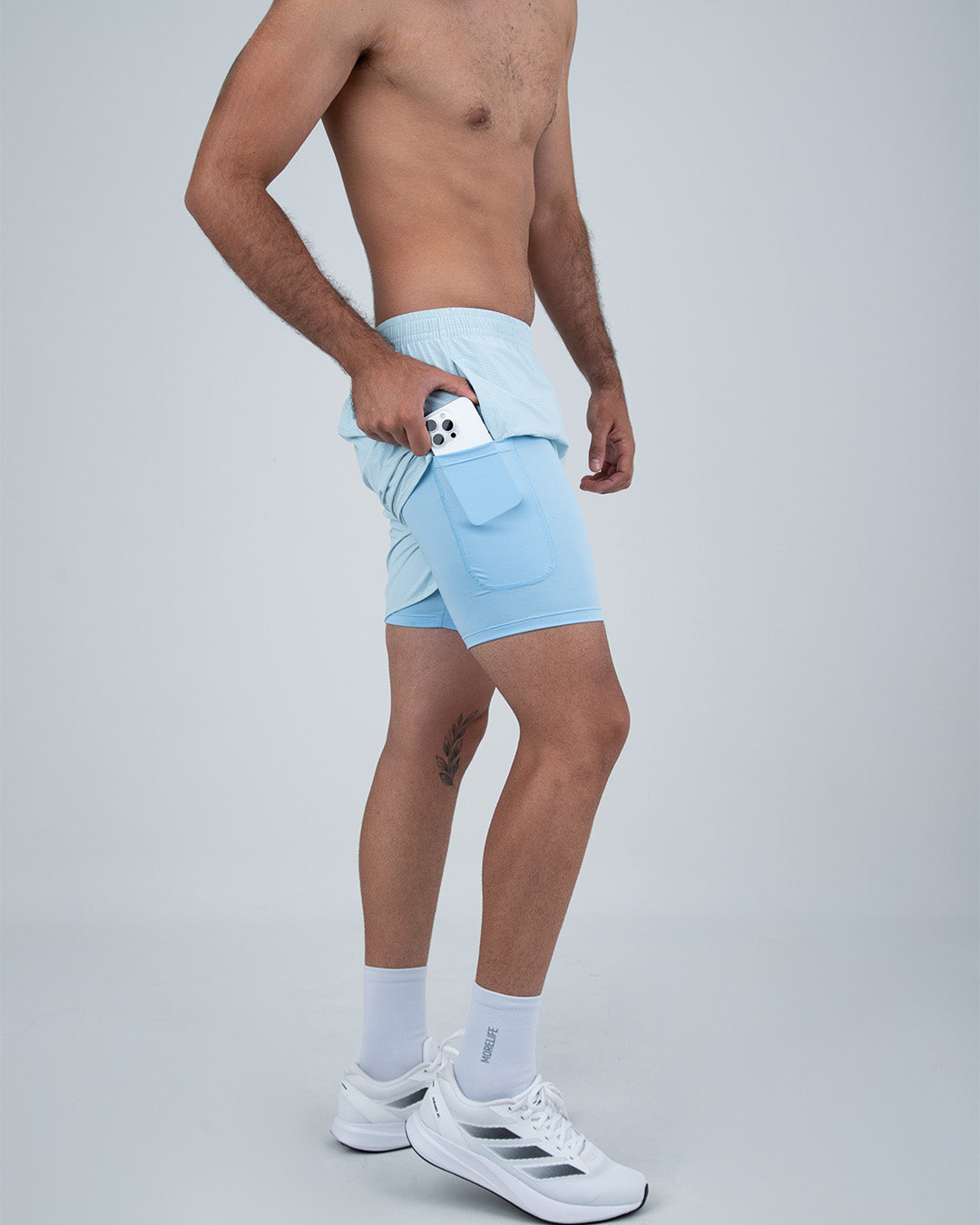 Pantaloneta LIGHT PRO Celeste