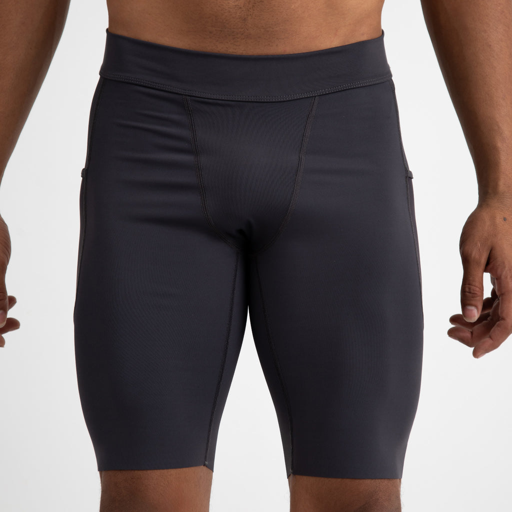 Licra corta de Running gris