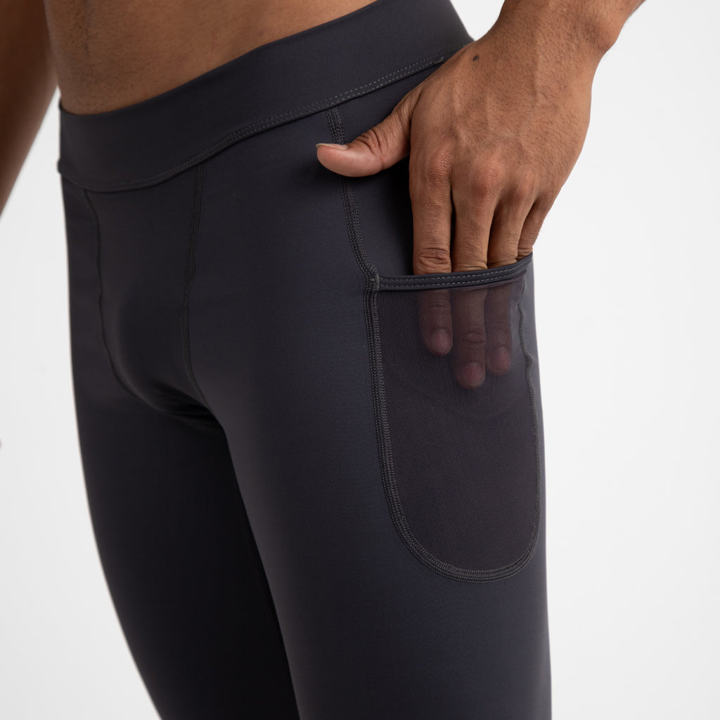 Licra corta de Running gris