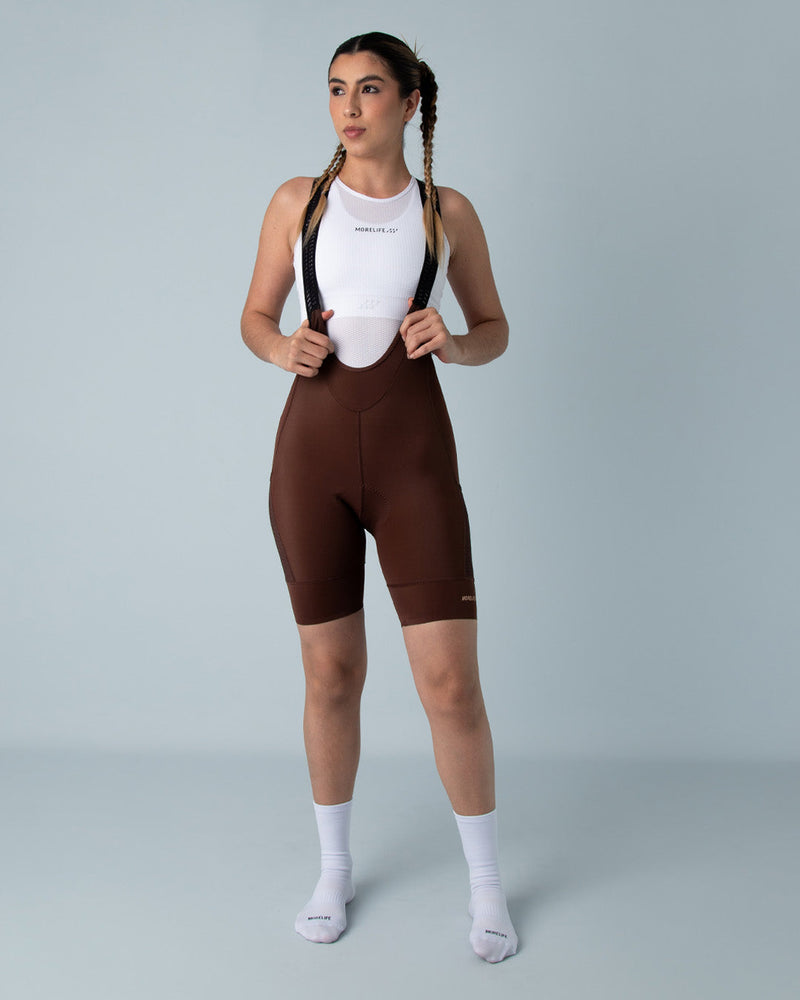 Bib Shorts Crossbag Brown
