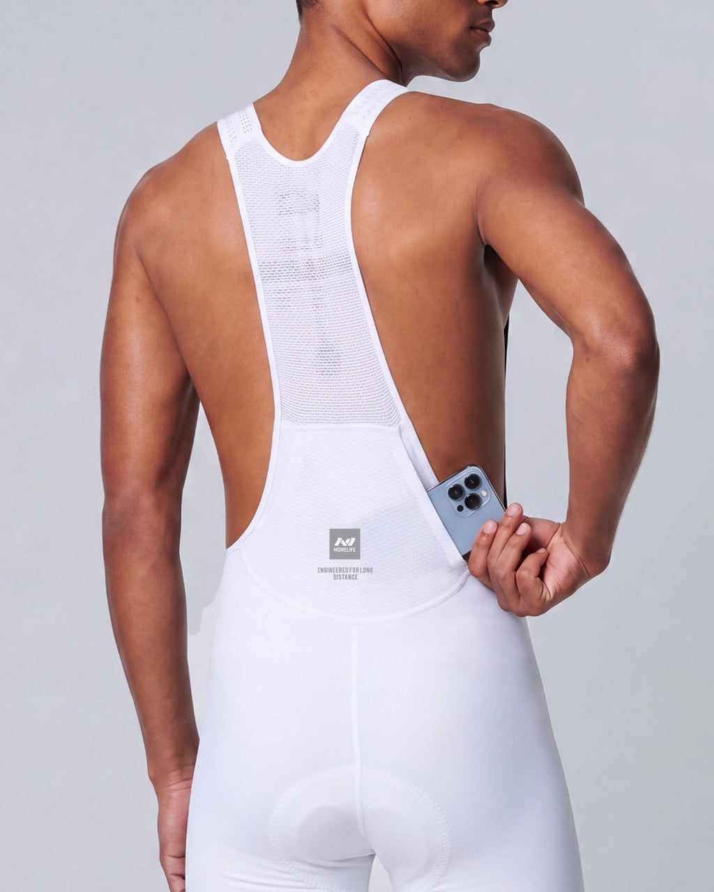 Pantaloneta de Ciclismo Infinite Not Pretend Blanca