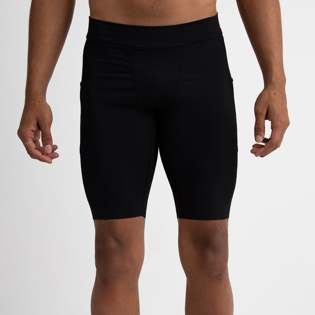 Licra corta de Running Negra