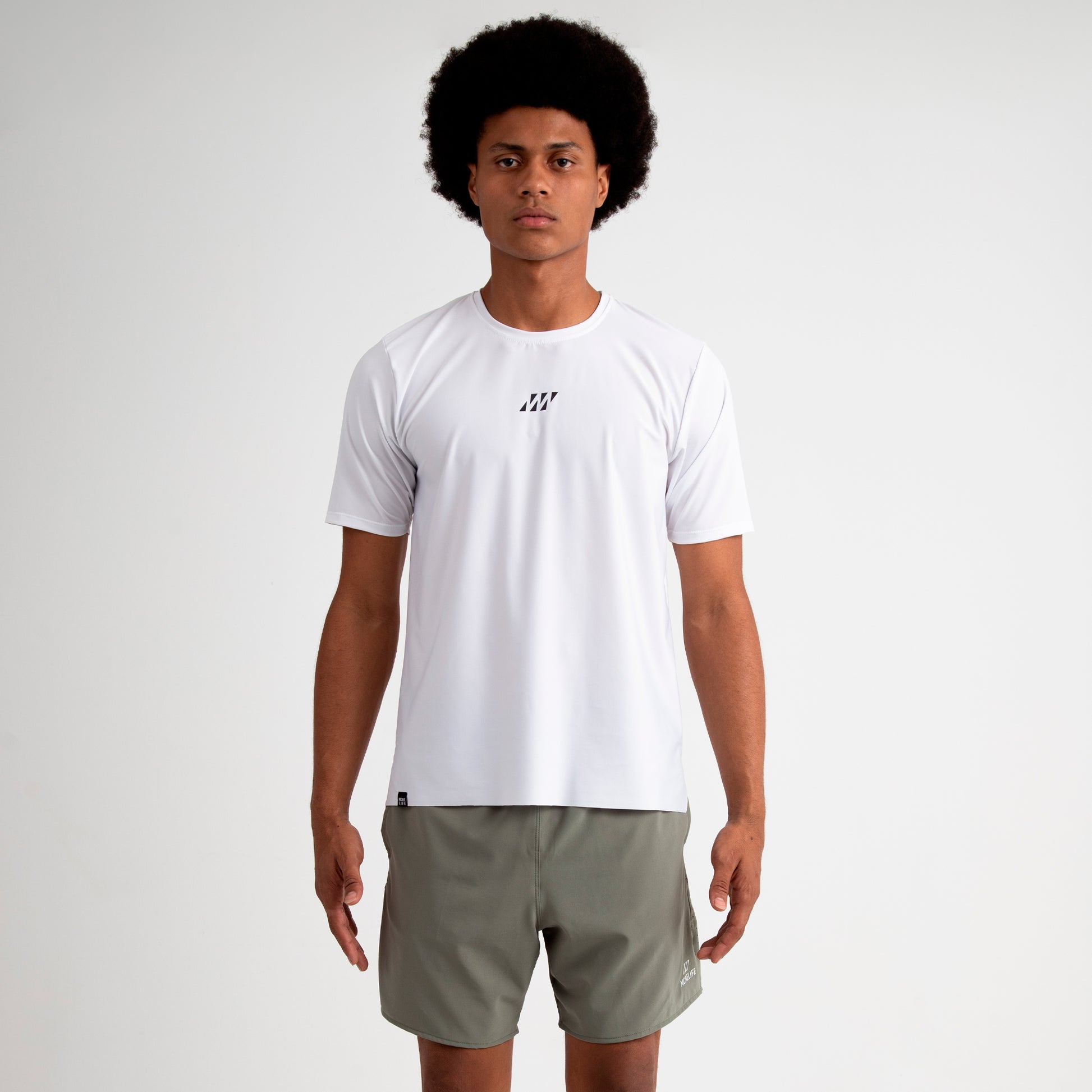 camiseta MC Aero Essentials blanca