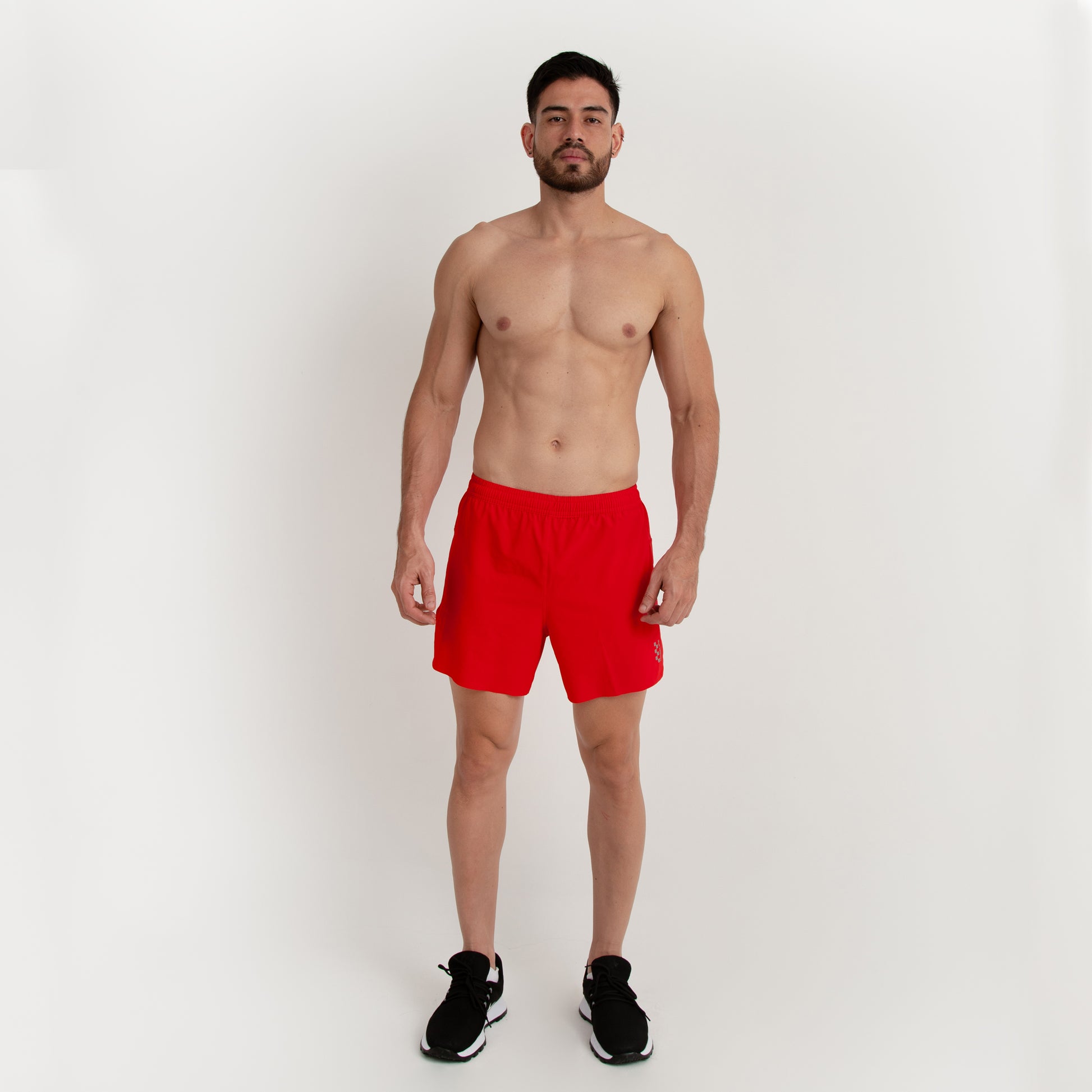 Pantaloneta 5" Semilarga Roja