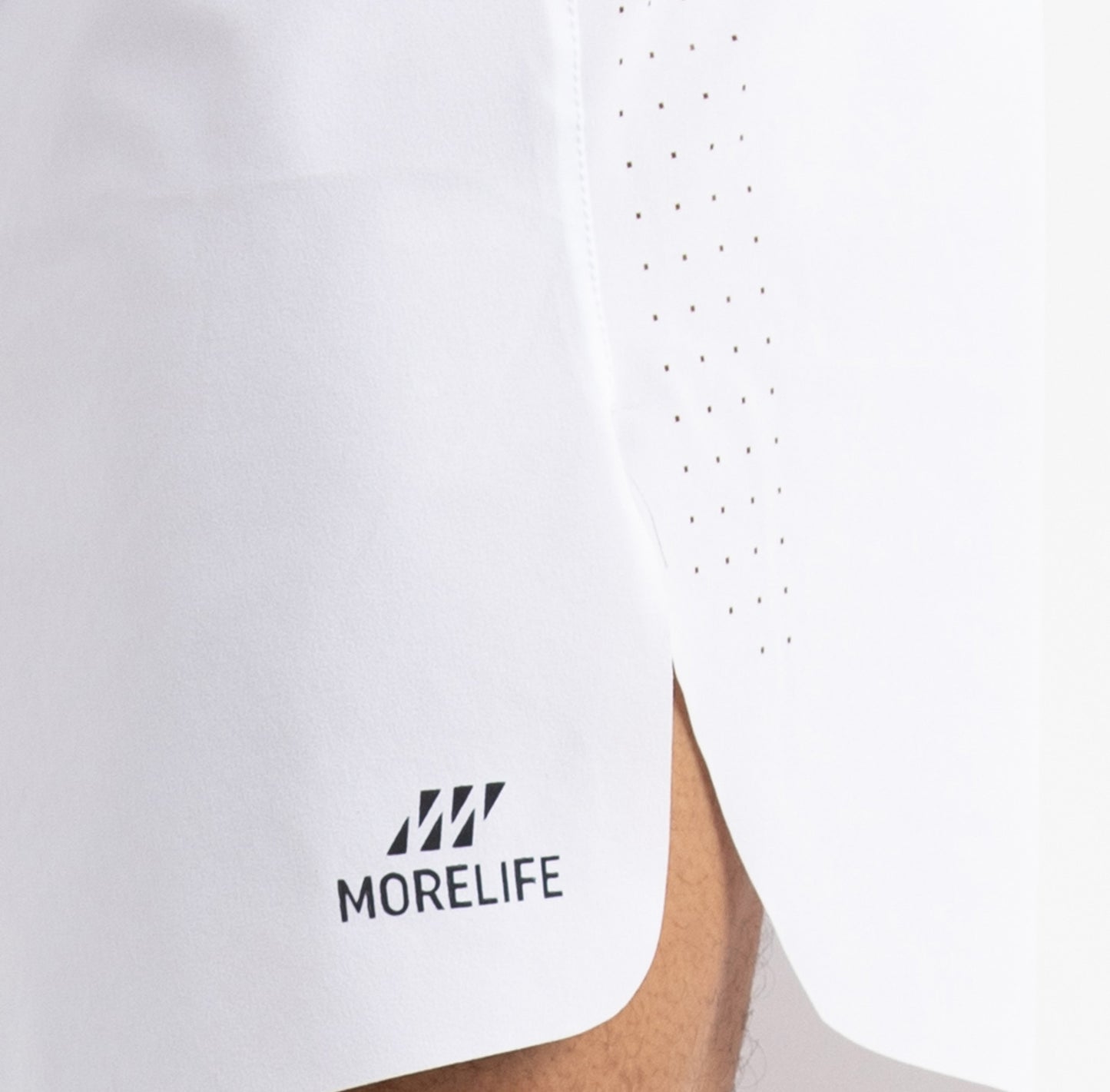 Pantaloneta 5" Semilarga Blanca
