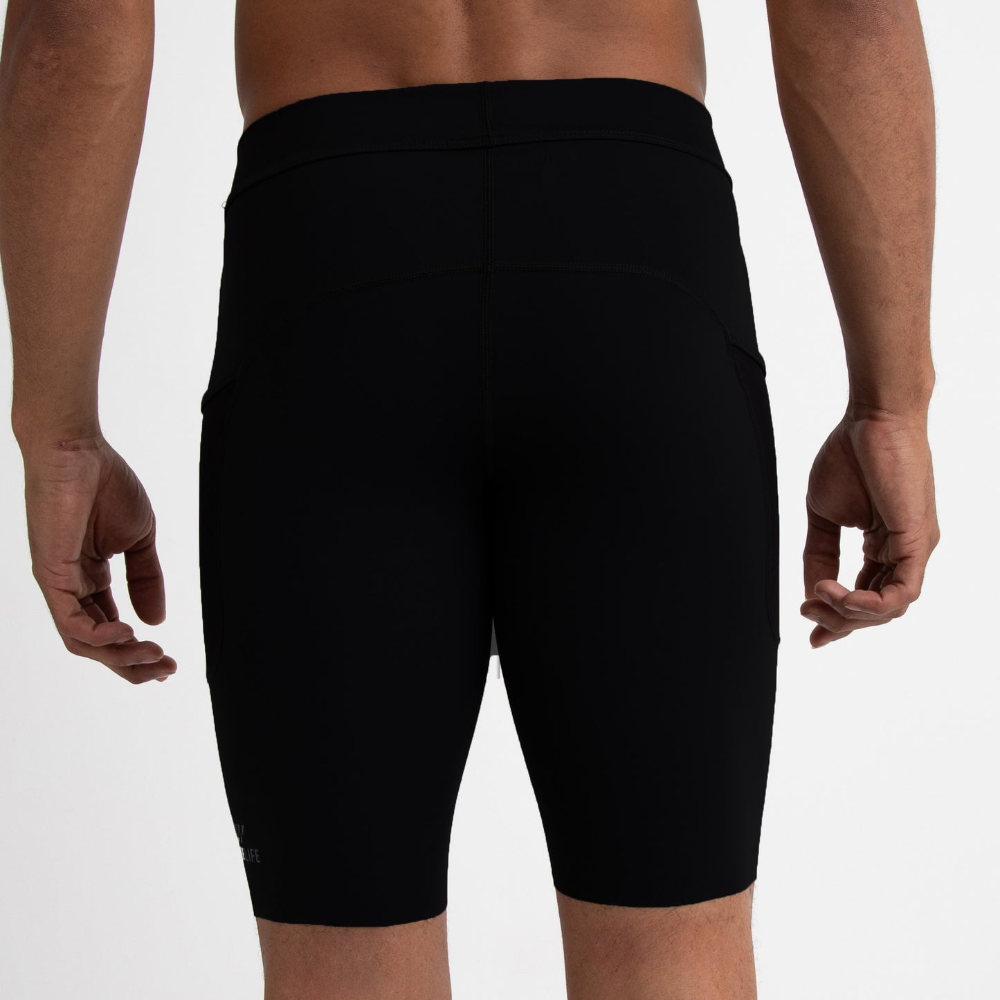 Licra corta de Running Negra