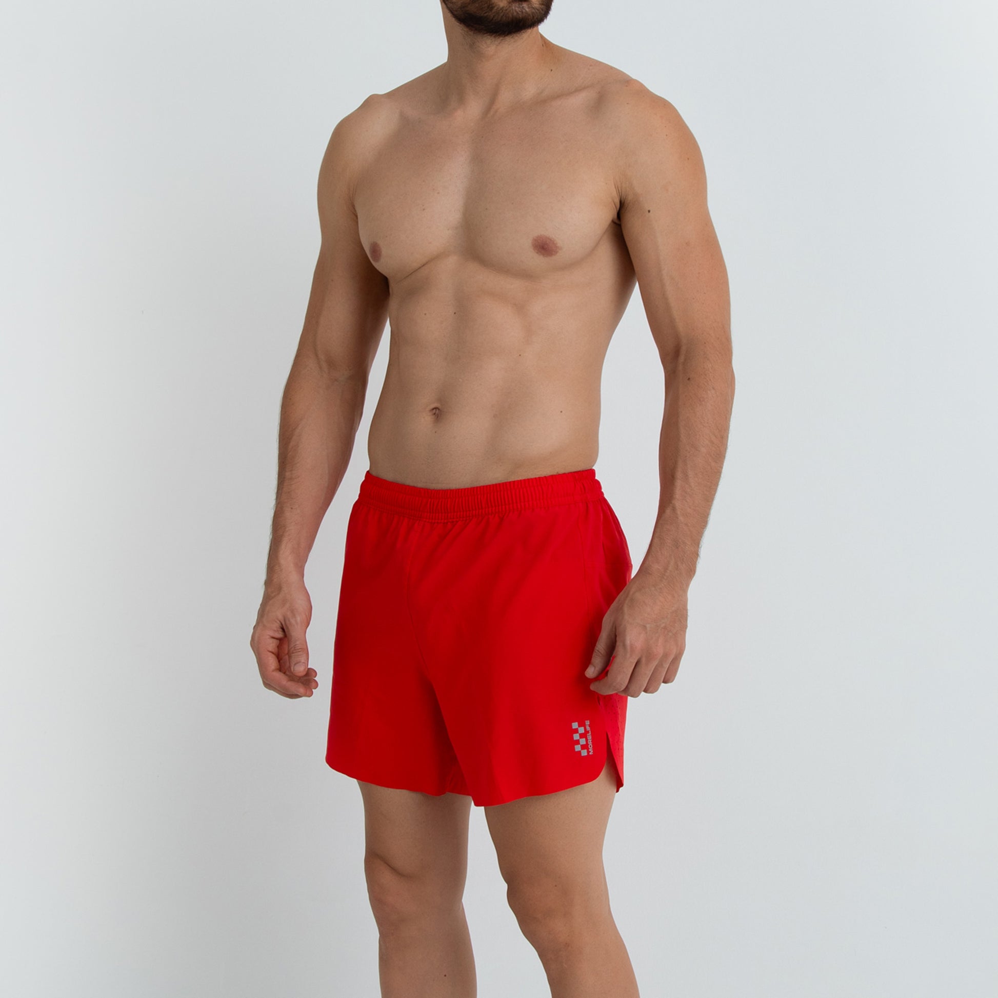 Pantaloneta 5" Semilarga Roja