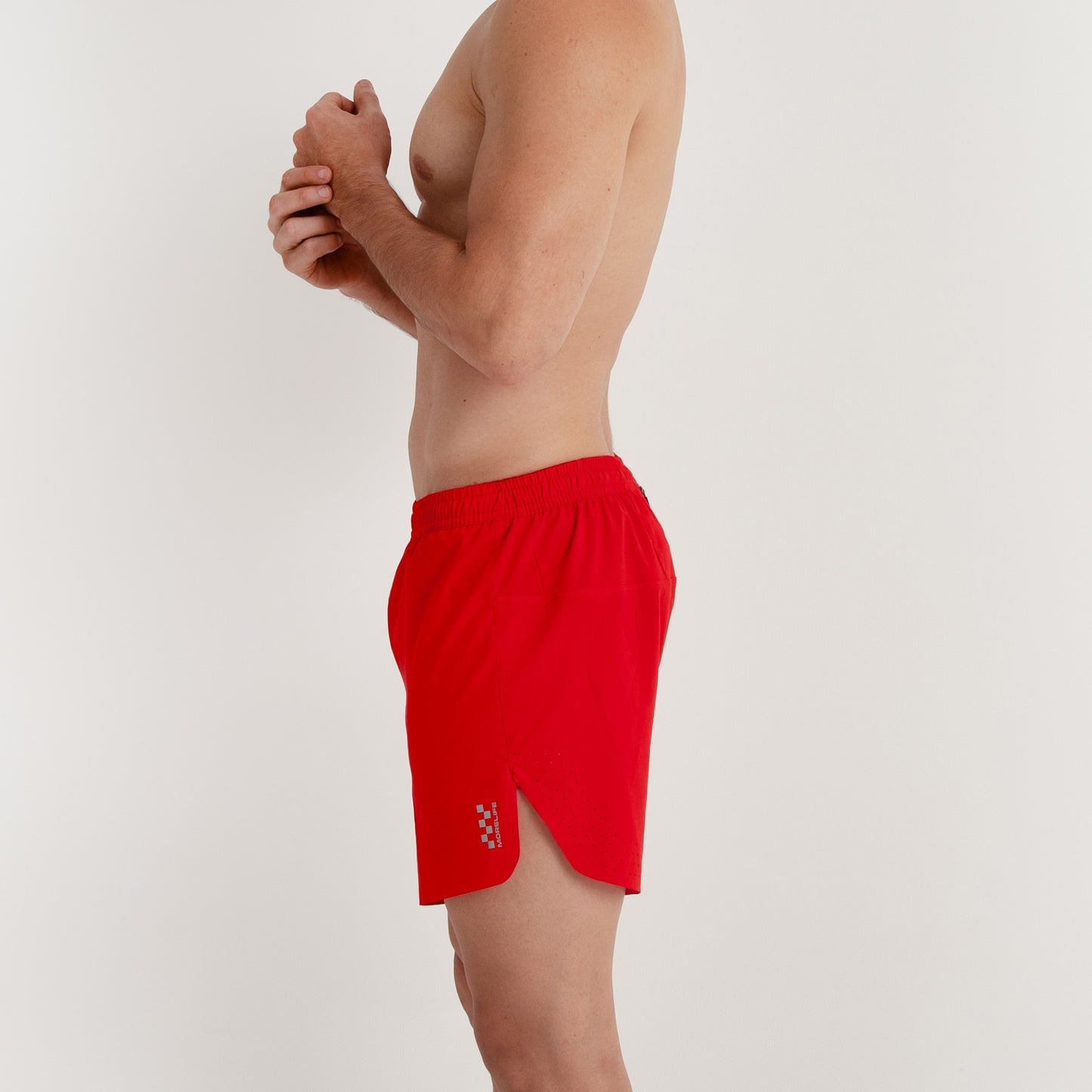 Pantaloneta 5" Semilarga Roja