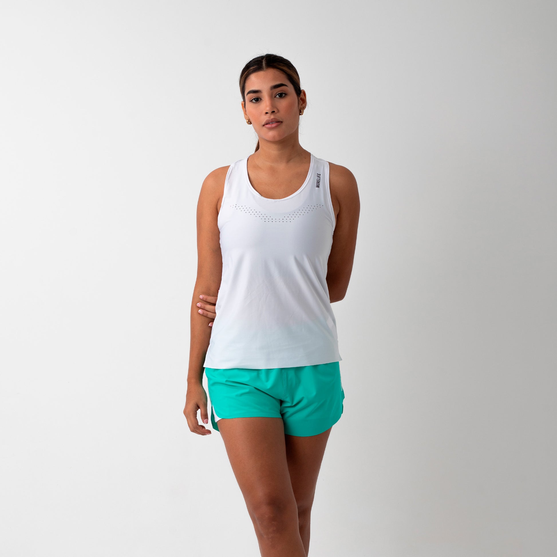 T-shirt tank aero blanca