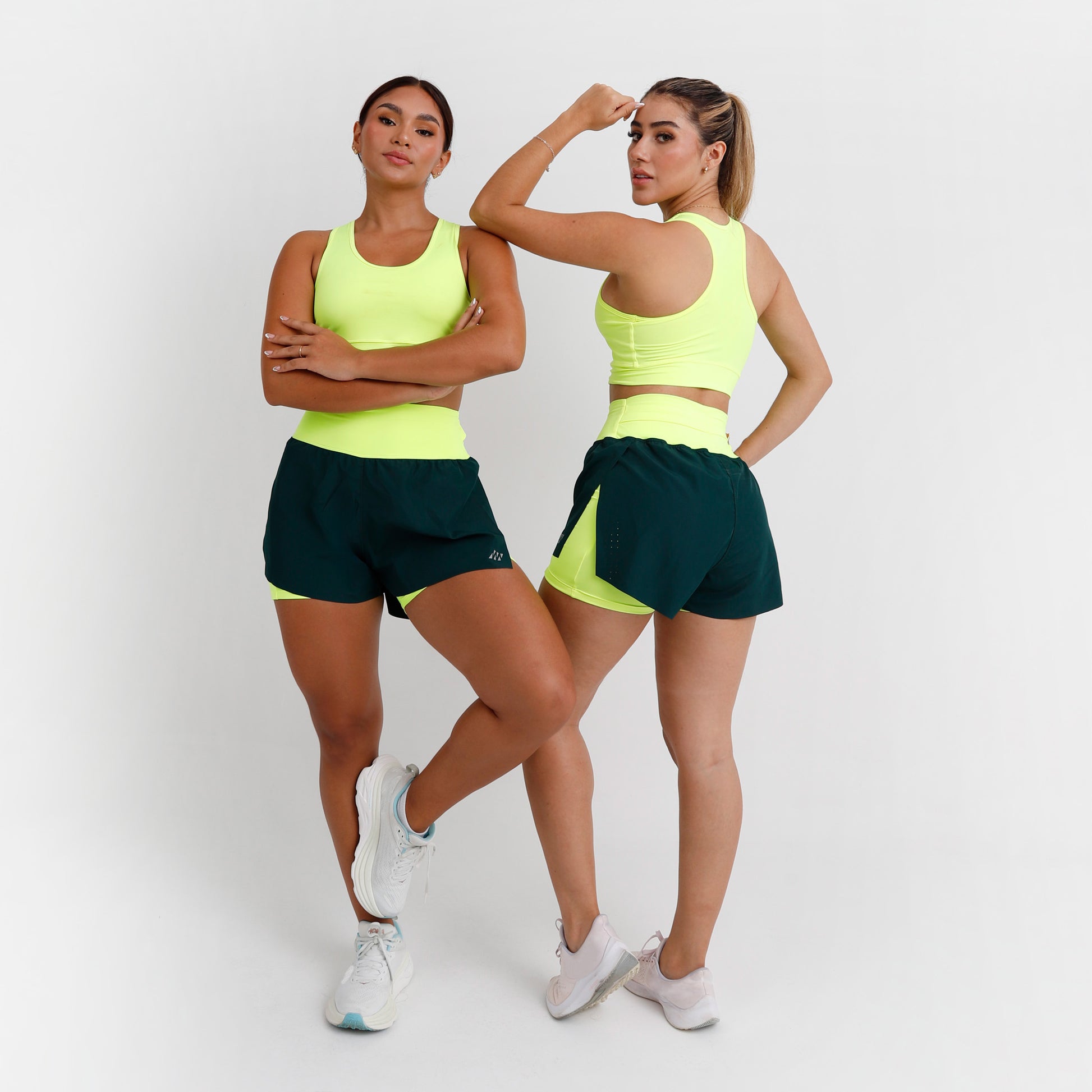 Short 4ctive 2 en 1 Verde