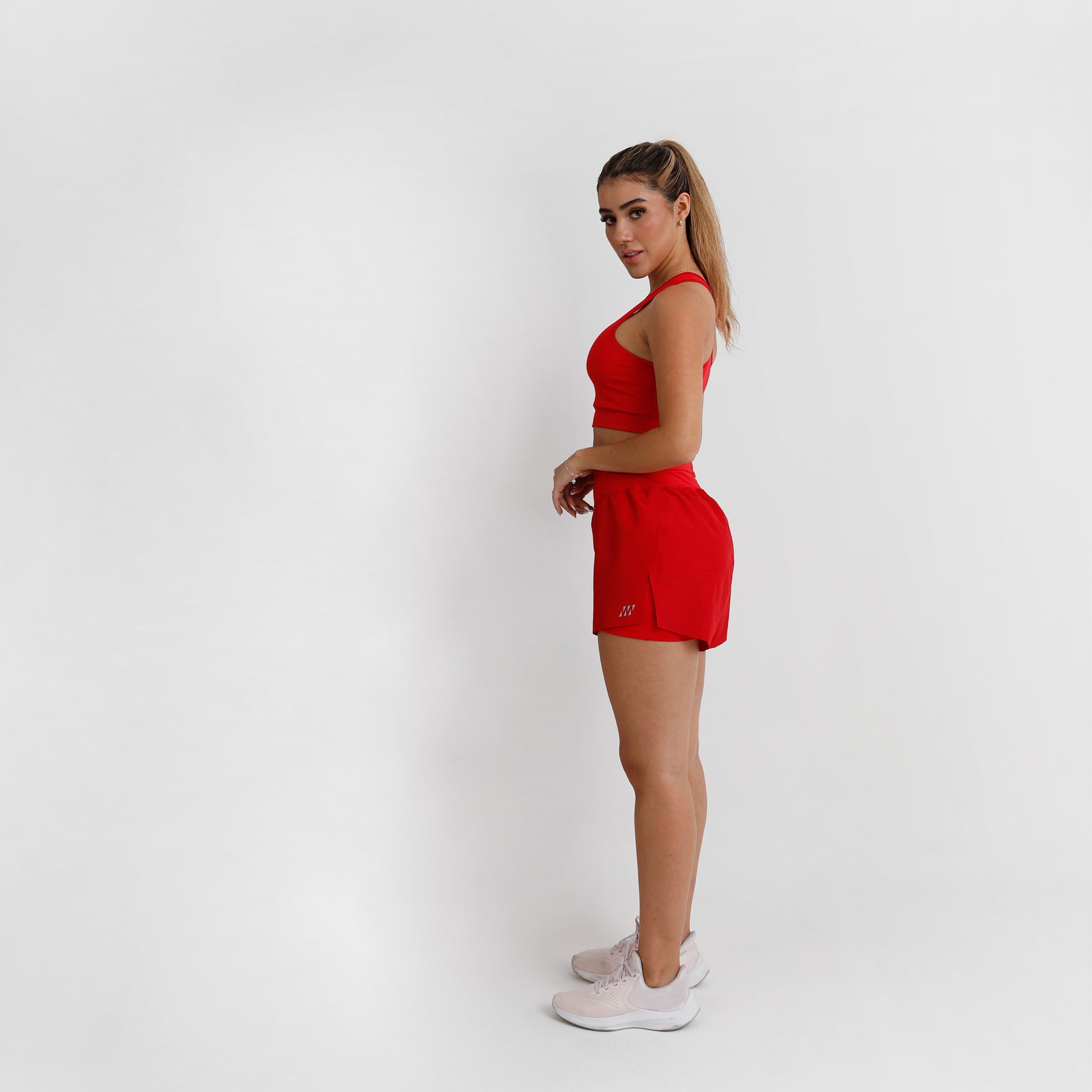 Short 4ctive 2 en 1 Rojo