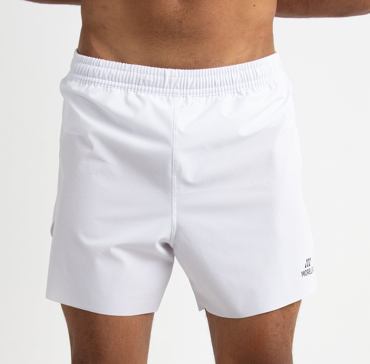Pantaloneta 5" Semilarga Blanca
