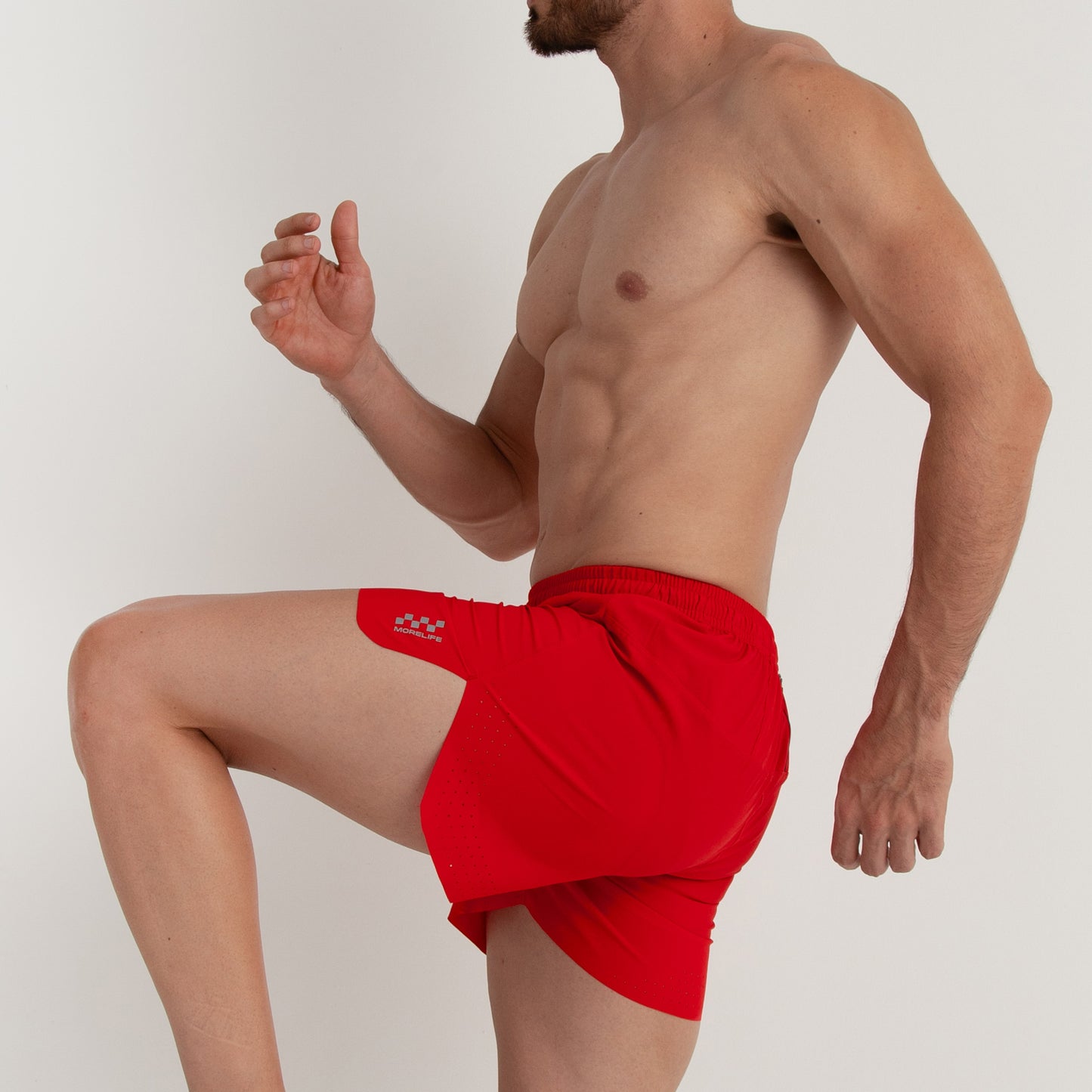 Pantaloneta 5" Semilarga Roja