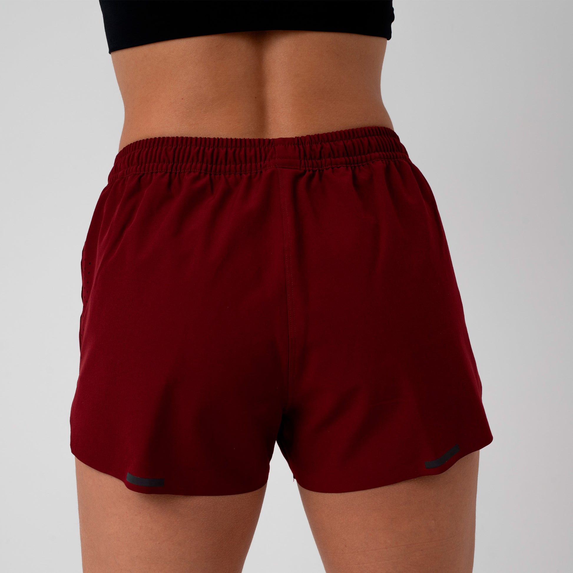 Short Con Licra 2 en 1 Vino tinto