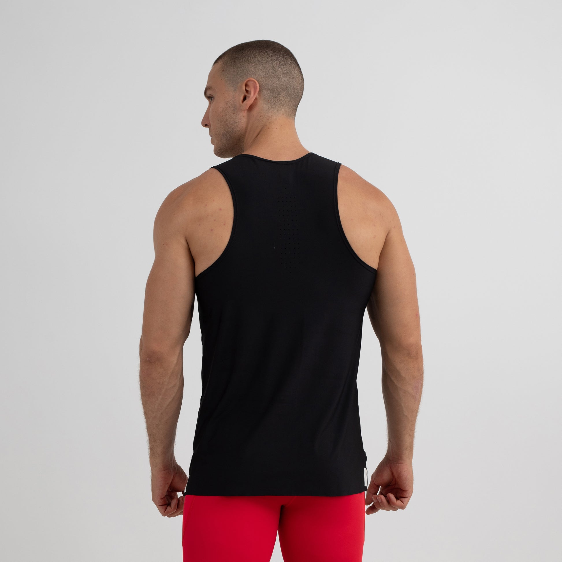 T-shirt MS tank aero negra