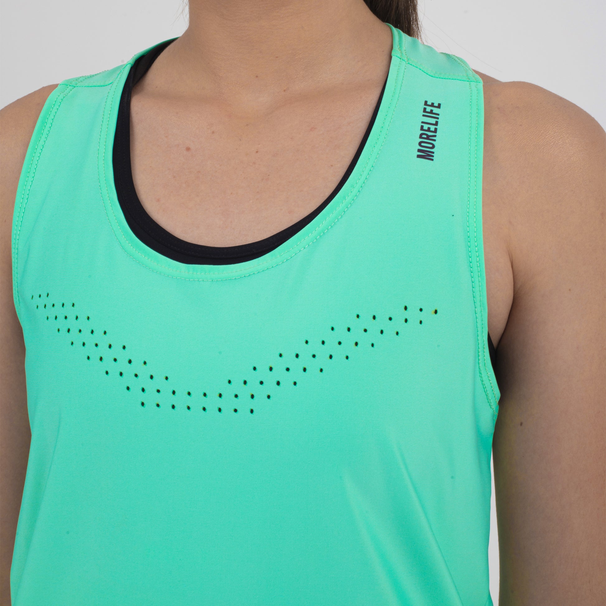 T-shirt tank aero aqua
