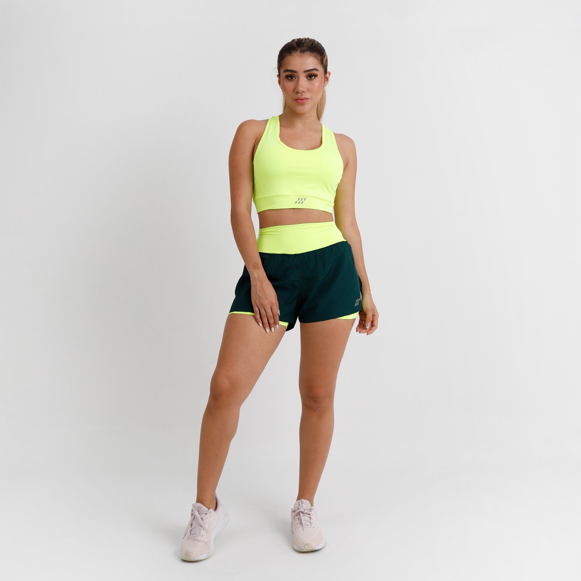 Short 4ctive 2 en 1 Verde
