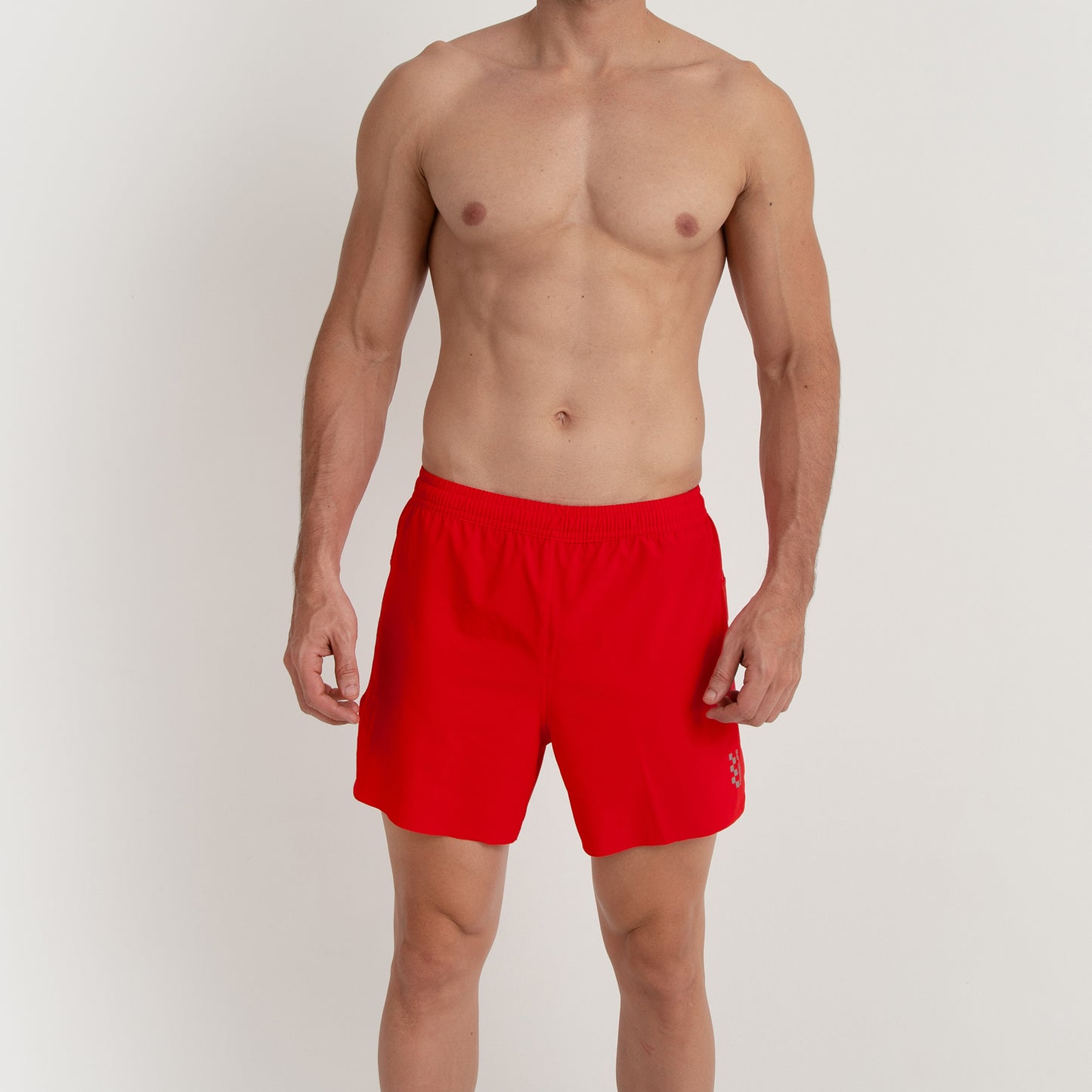 Pantaloneta 5" Semilarga Roja