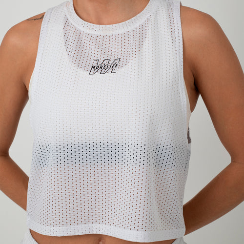 Camiseta Airmesh Malla Blanca