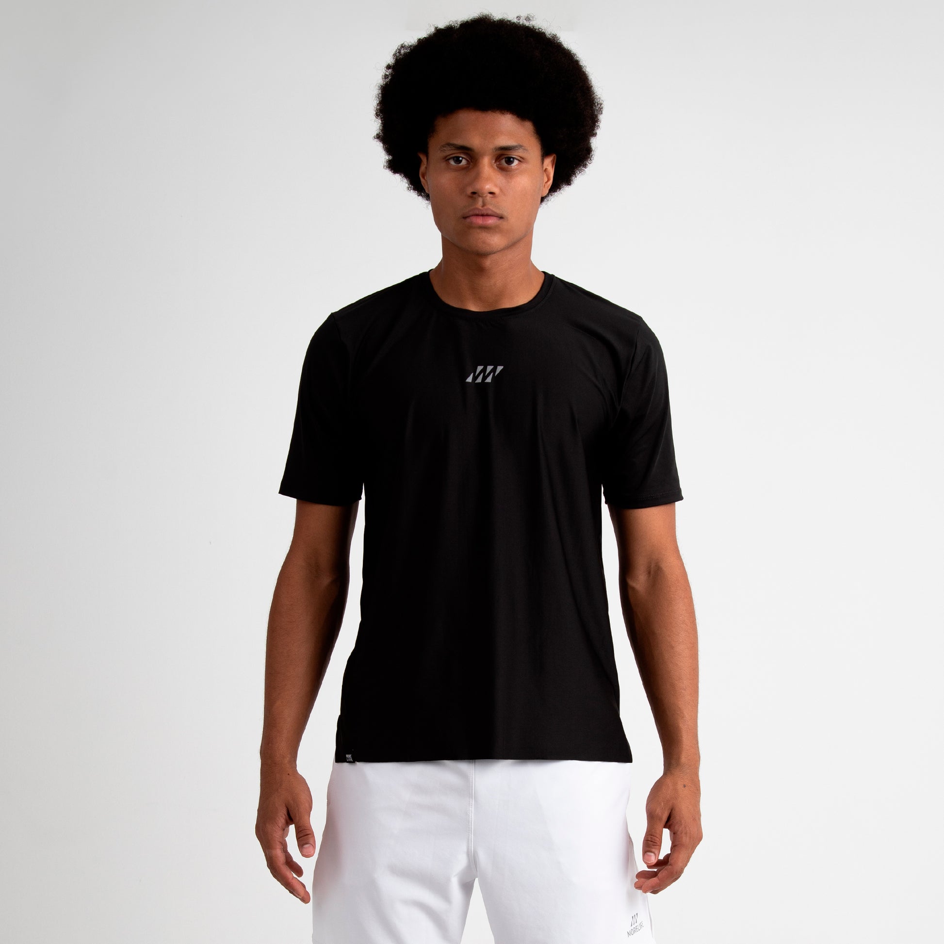 camiseta MC Aero Essentials Negra