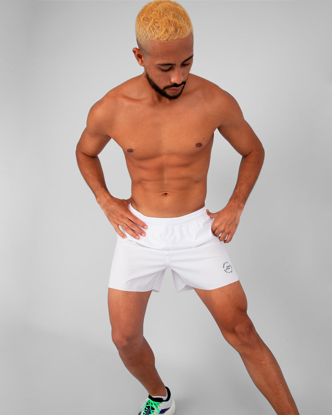 Hybrid Shorts - White
