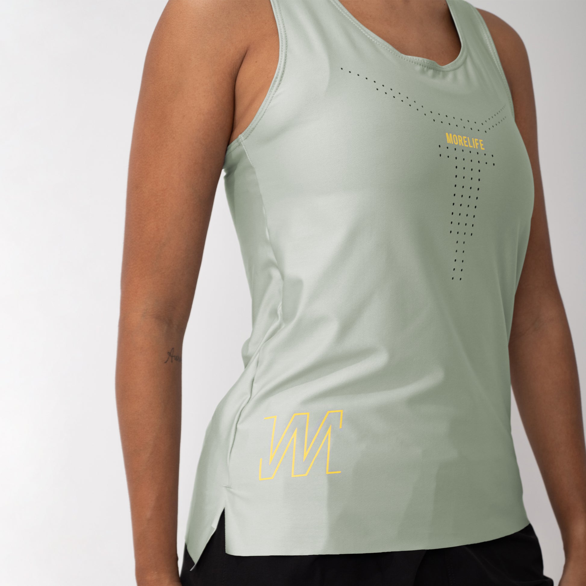 T-shirt tank aero oliva