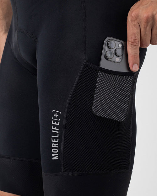 Bib Shorts Crossbag Black