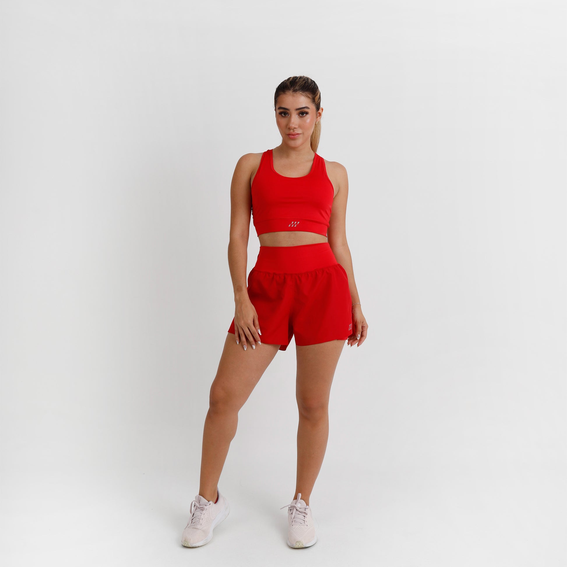 Short 4ctive 2 en 1 Rojo