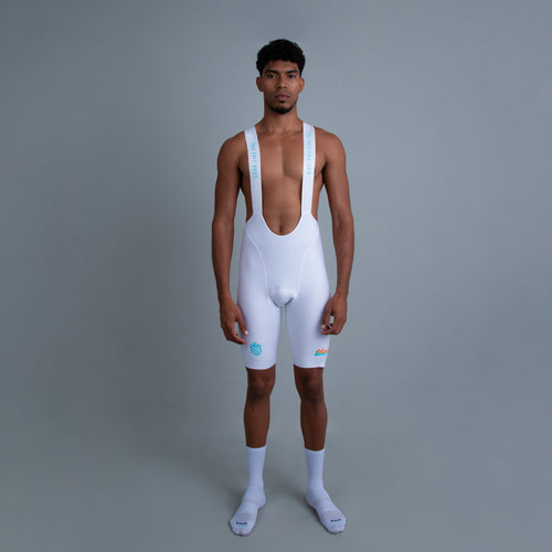 BIB Shorts Velocity Circuit - White