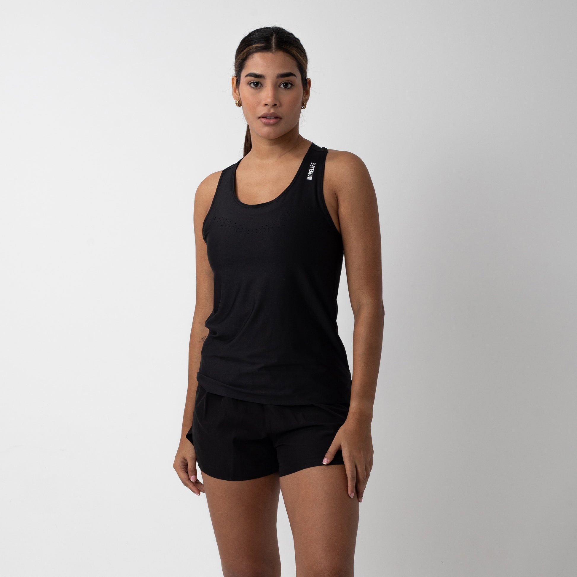 T-shirt tank aero negra