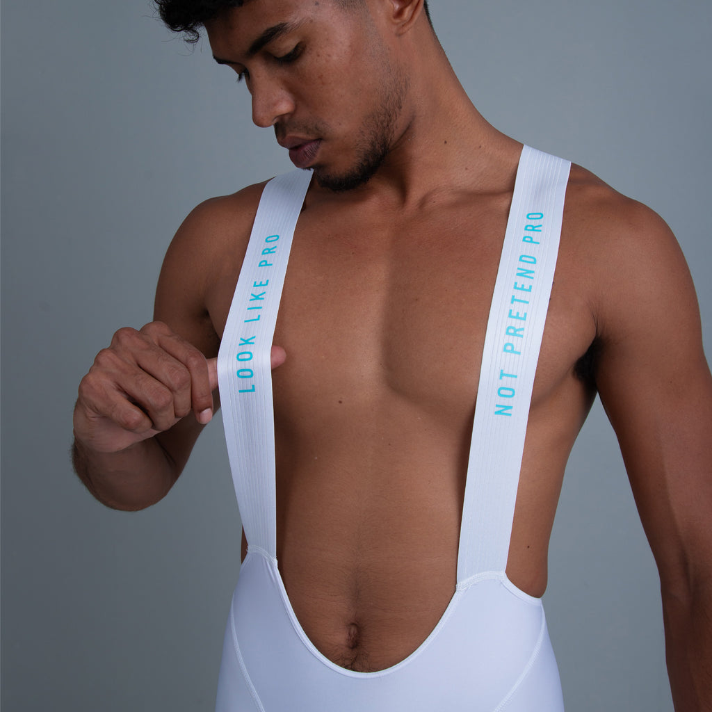 BIB Shorts Velocity Circuit - White