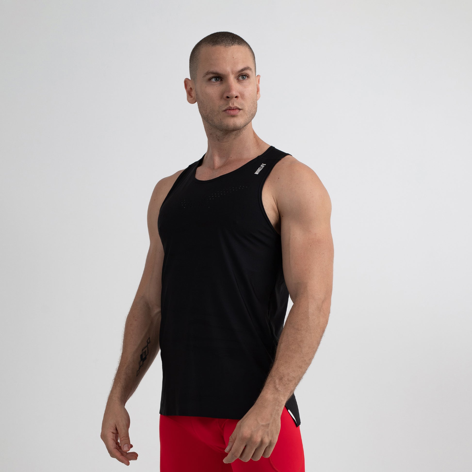 T-shirt MS tank aero negra