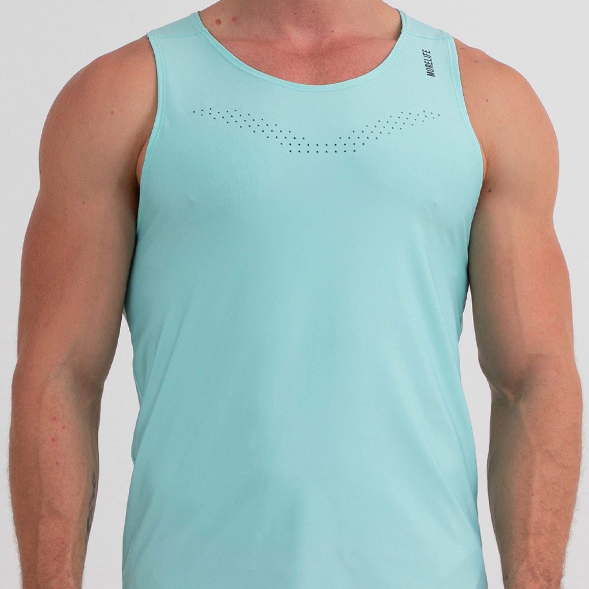 T-shirt tank aero aqua