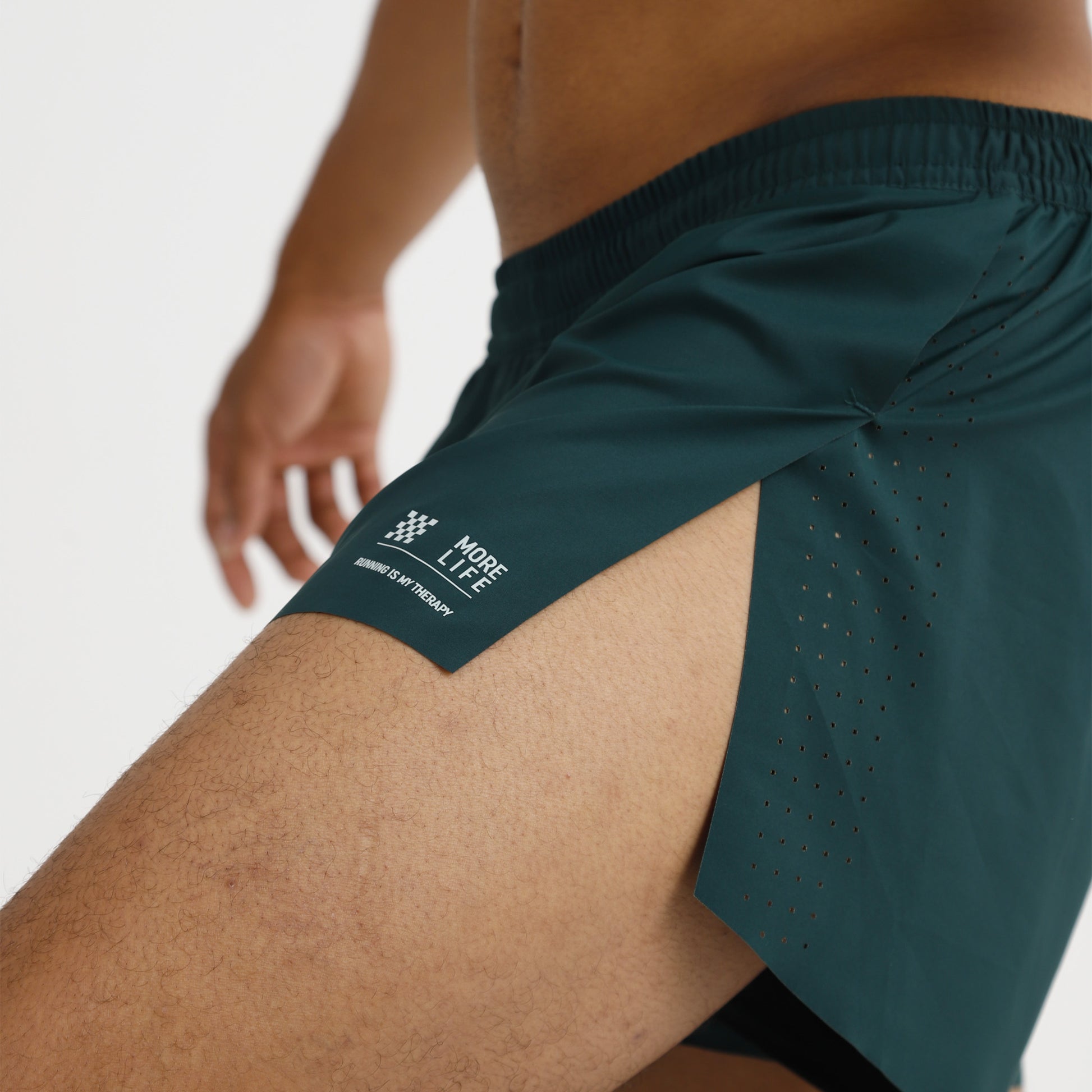 Pantaloneta corta verde esmeralda