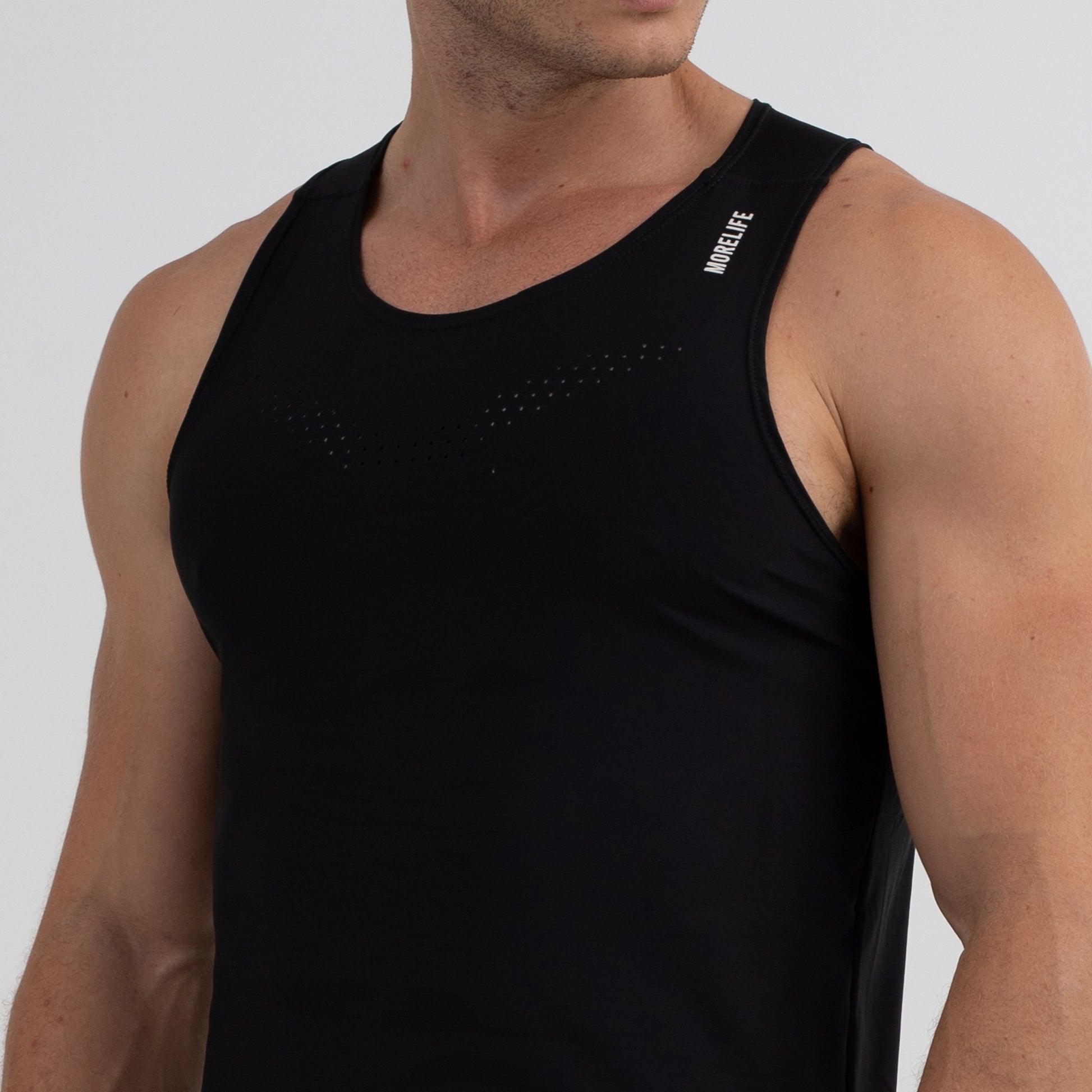 T-shirt MS tank aero negra