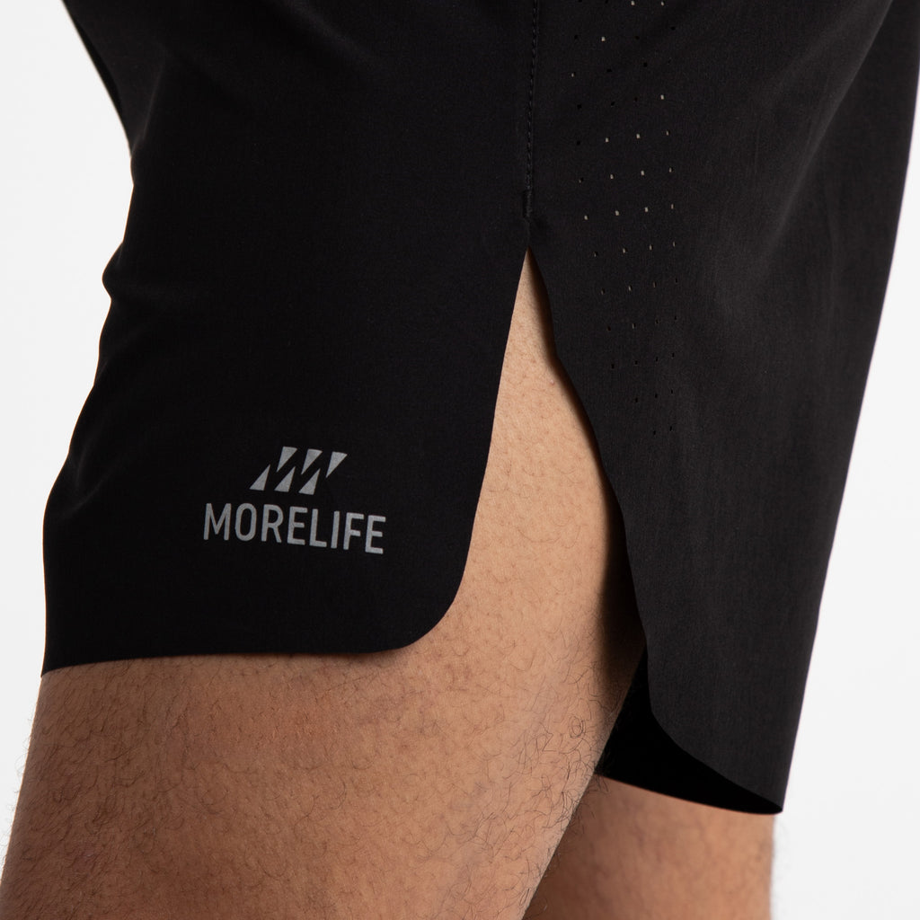 Pantaloneta 5" semilarga negra