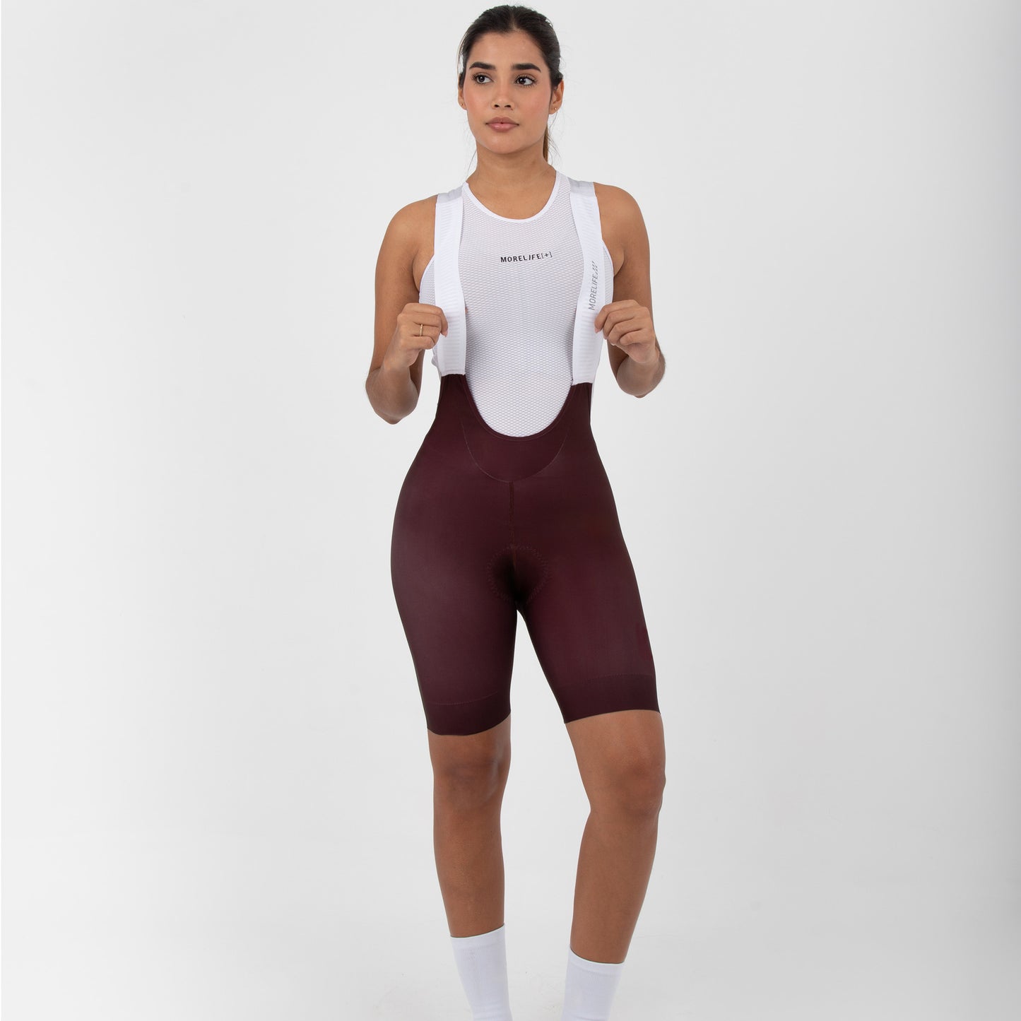 Pantaloneta De Ciclismo Velocity Pro Vinotinto