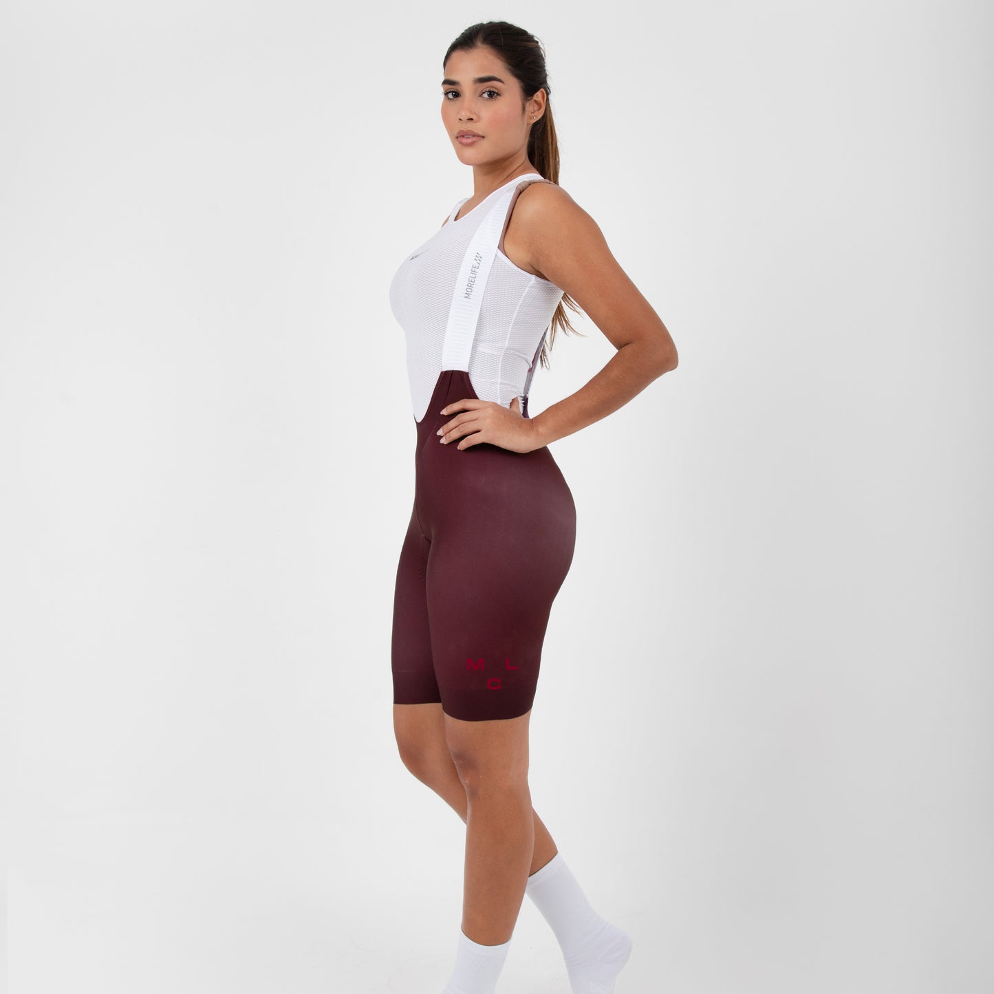 Pantaloneta De Ciclismo Velocity Pro Vinotinto