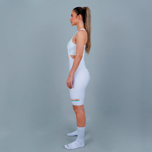 BIB Shorts Velocity Circuit - White